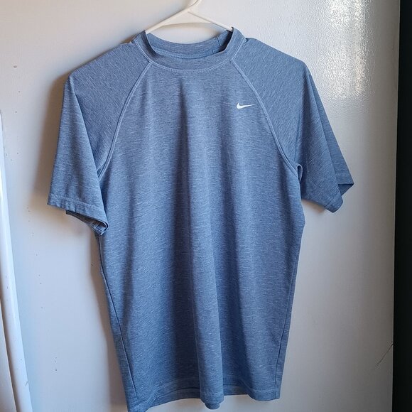 Mens Nike Blue Dri-Fit Moisture Wicken Size‎ Small Active wear T-Shirt C30 - Picture 6 of 6